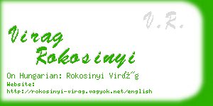 virag rokosinyi business card
